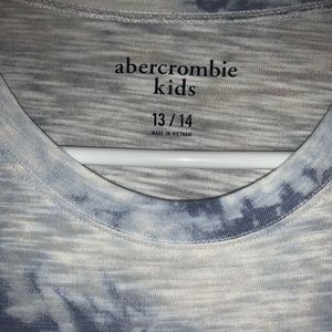 Long Sleeved Blue Tie Dye Tee